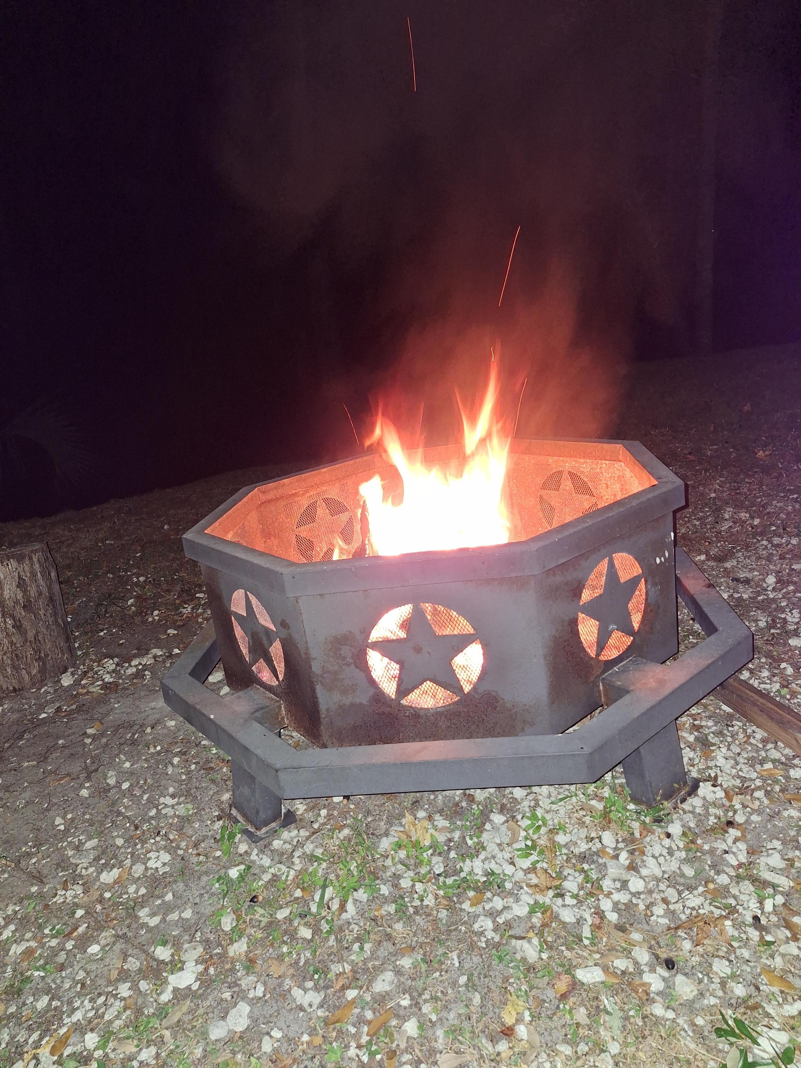 My evening campfire 