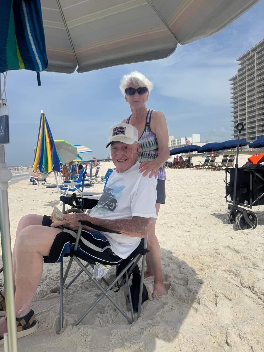 87 year old dad and 84 year old mother