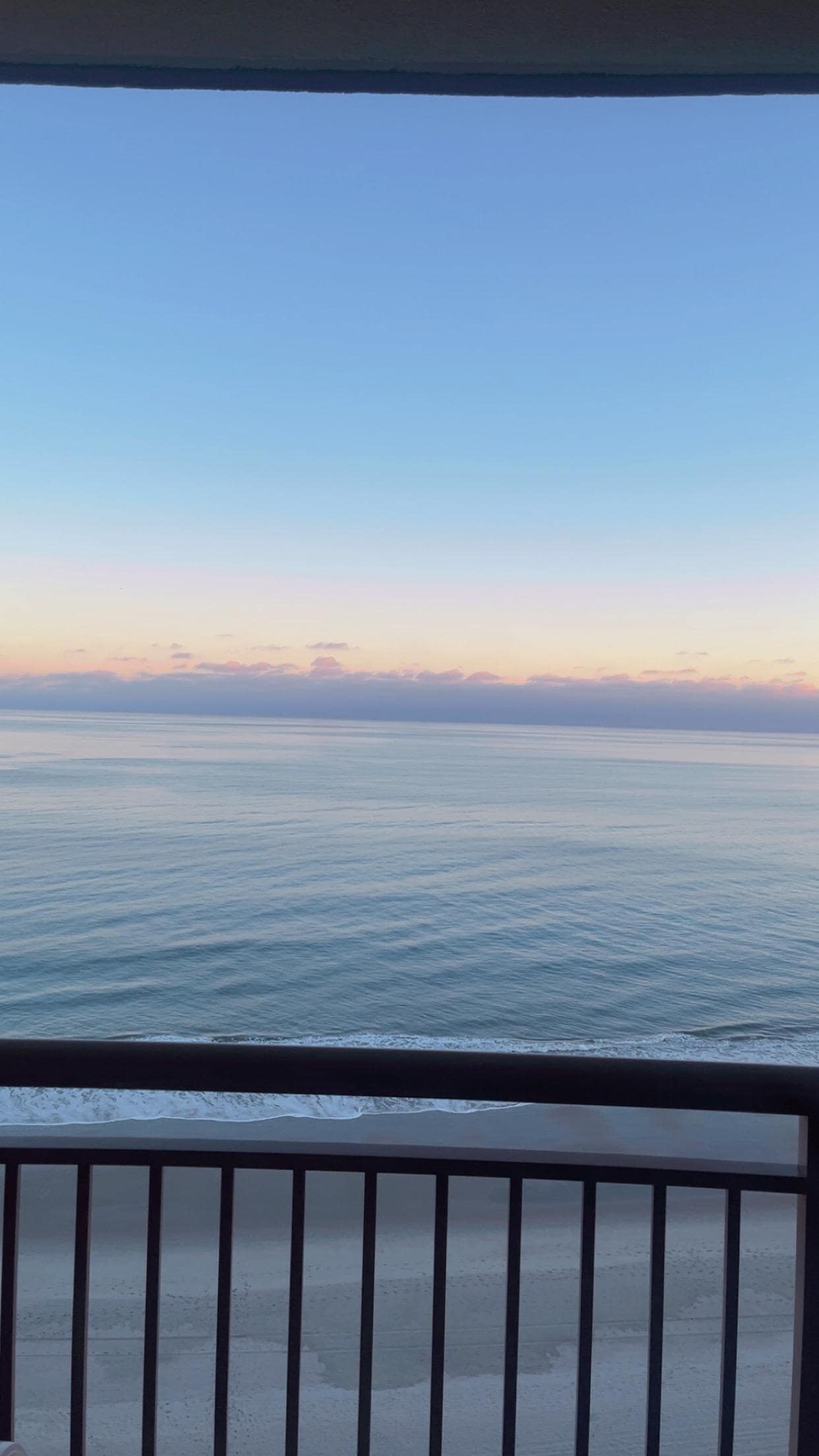 View from the balcony 