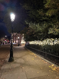 The lovely square round the corner from the hotel.