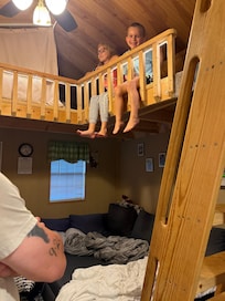 Kids loved the loft area
