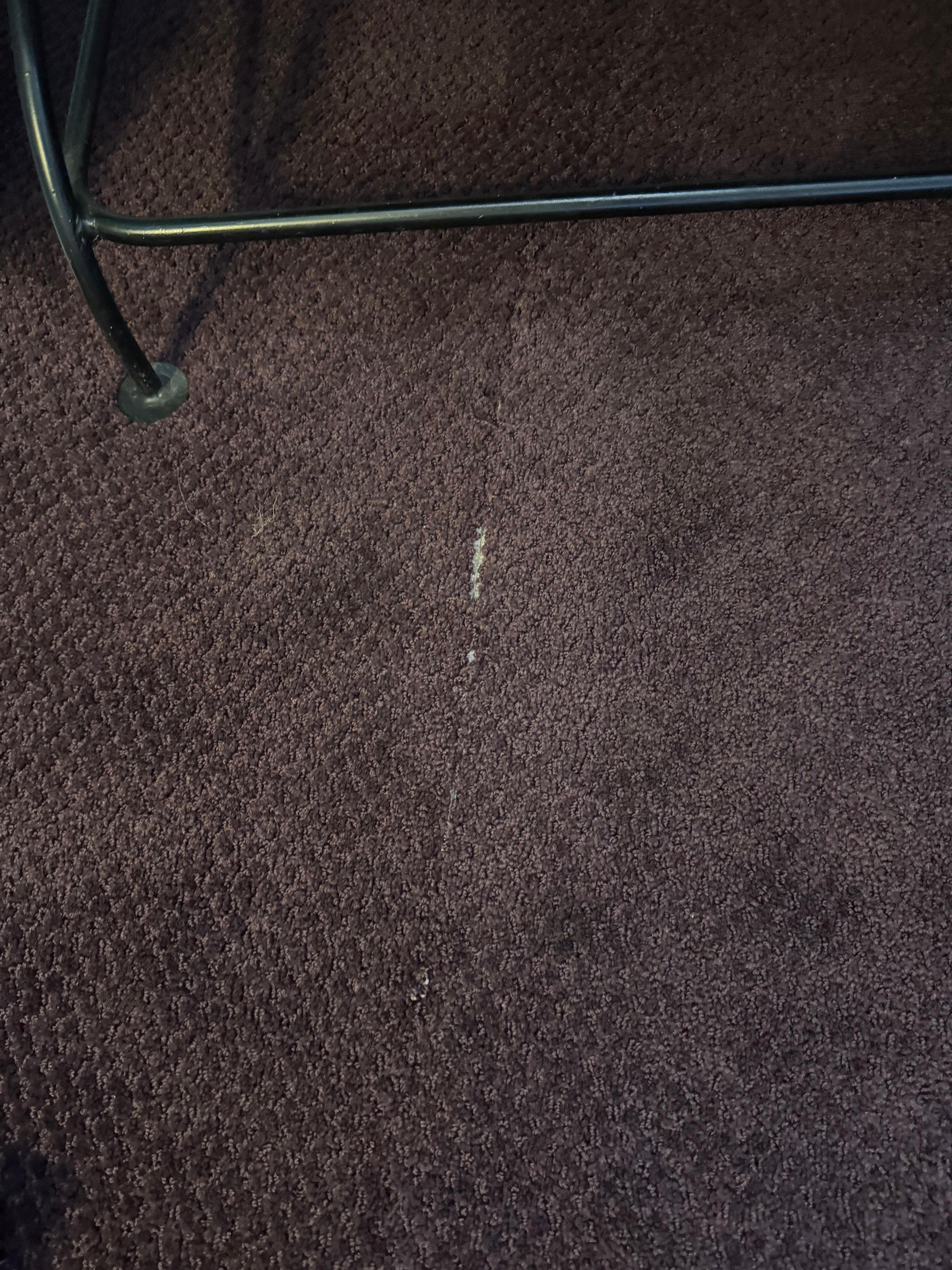 Torn carpet