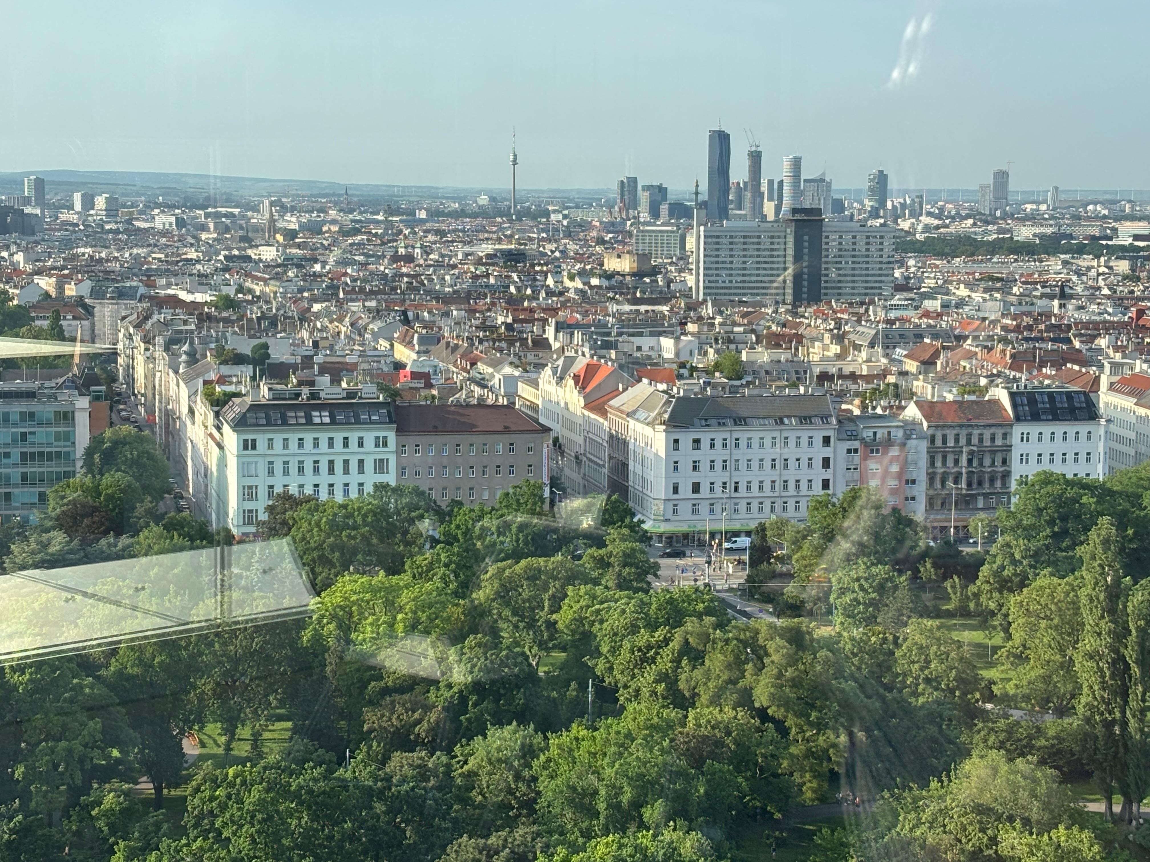 From rooftop bar