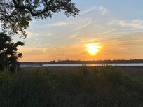 Beautiful sunset short walk away