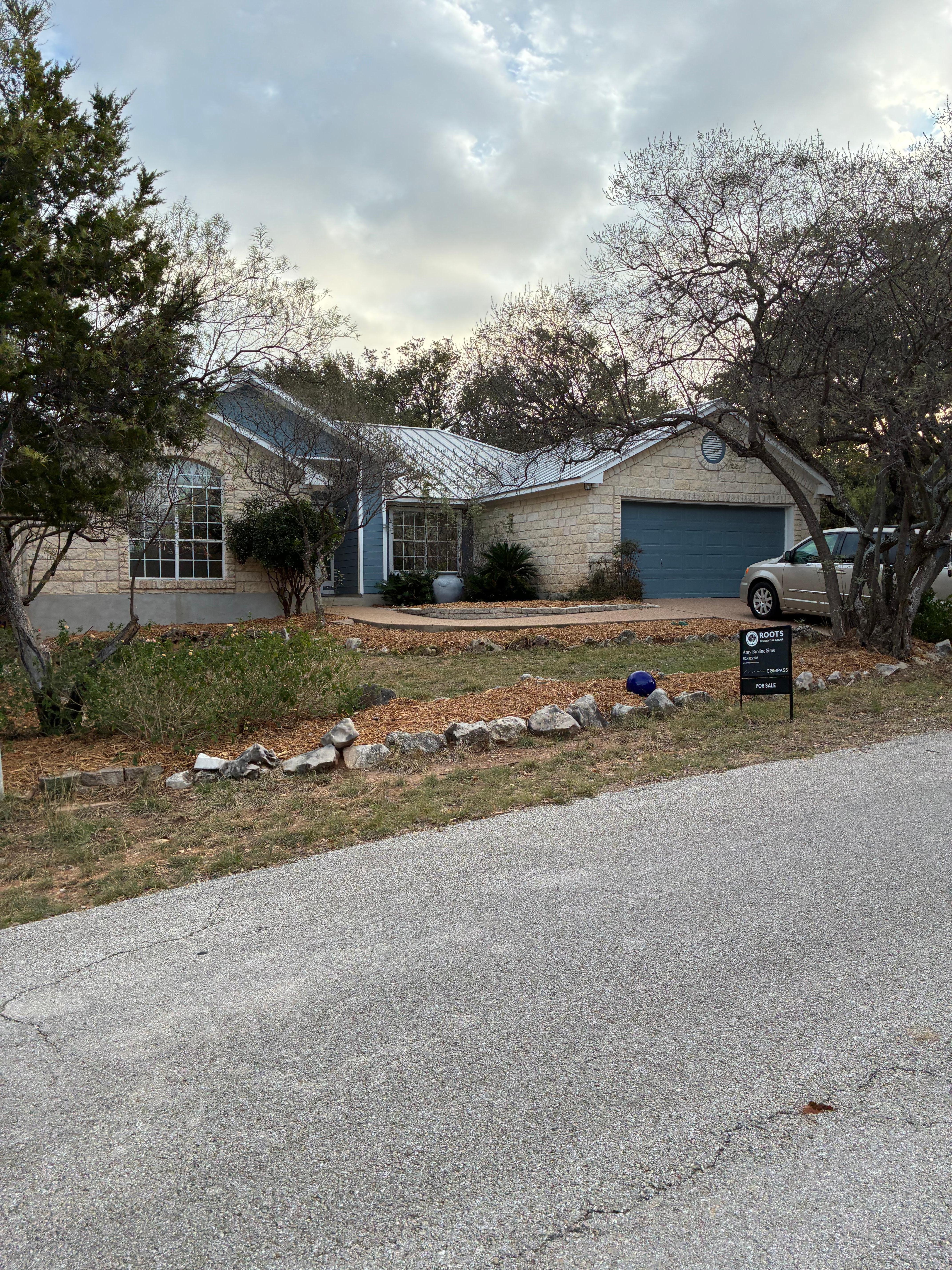 View of the house from the street