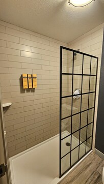 The shower was cool