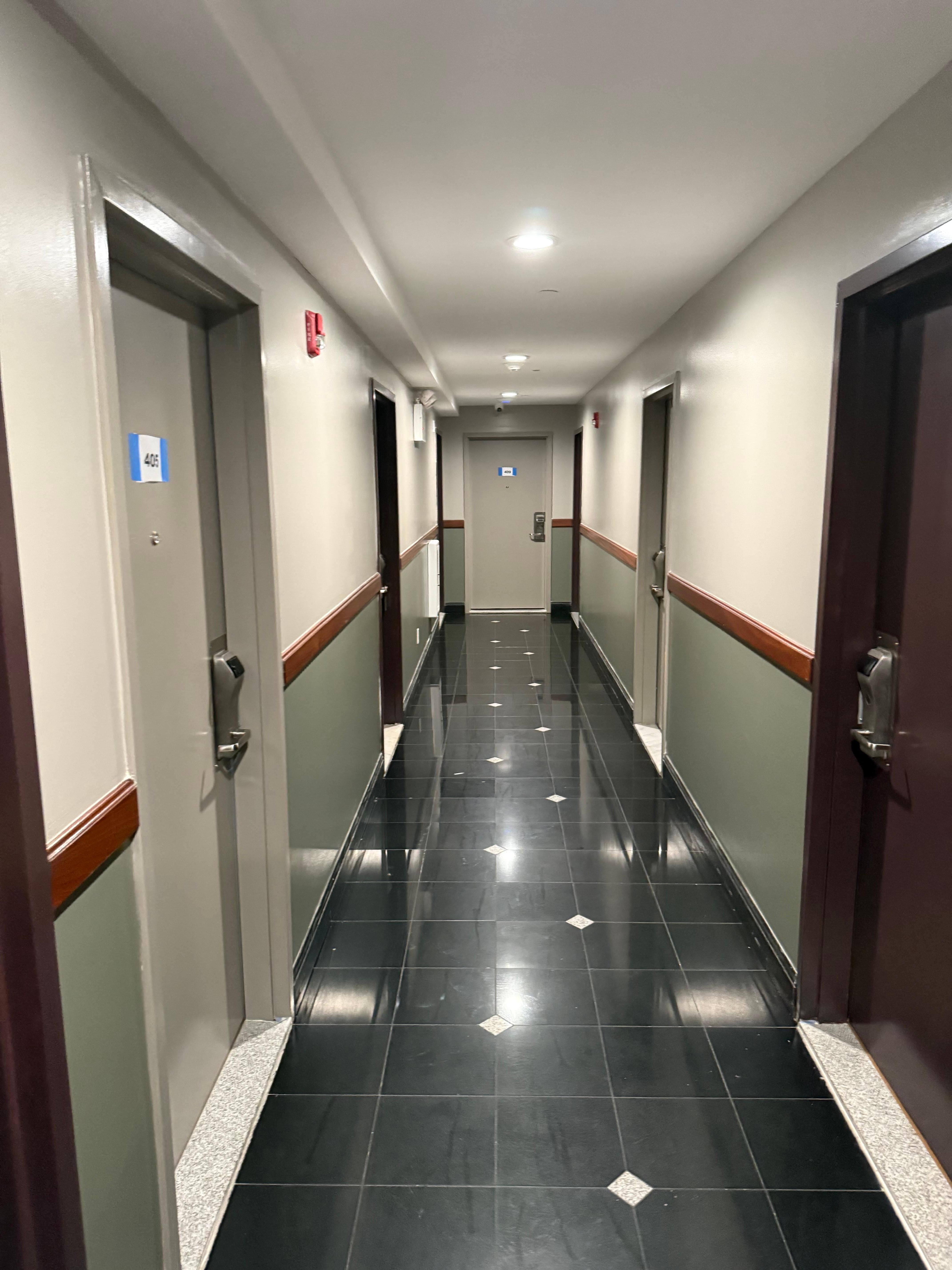 Hallway outside our room