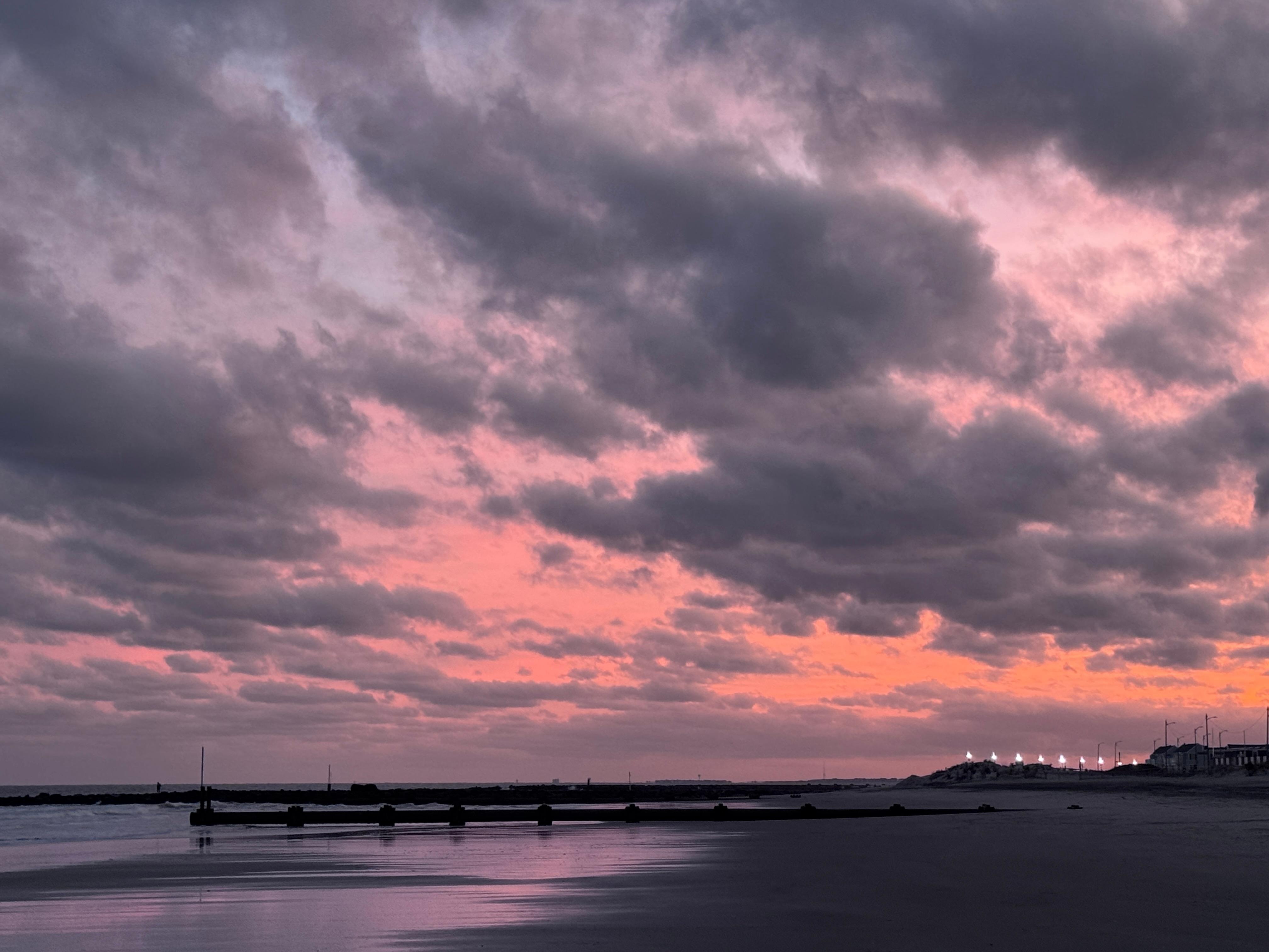 Beach view - sunset.