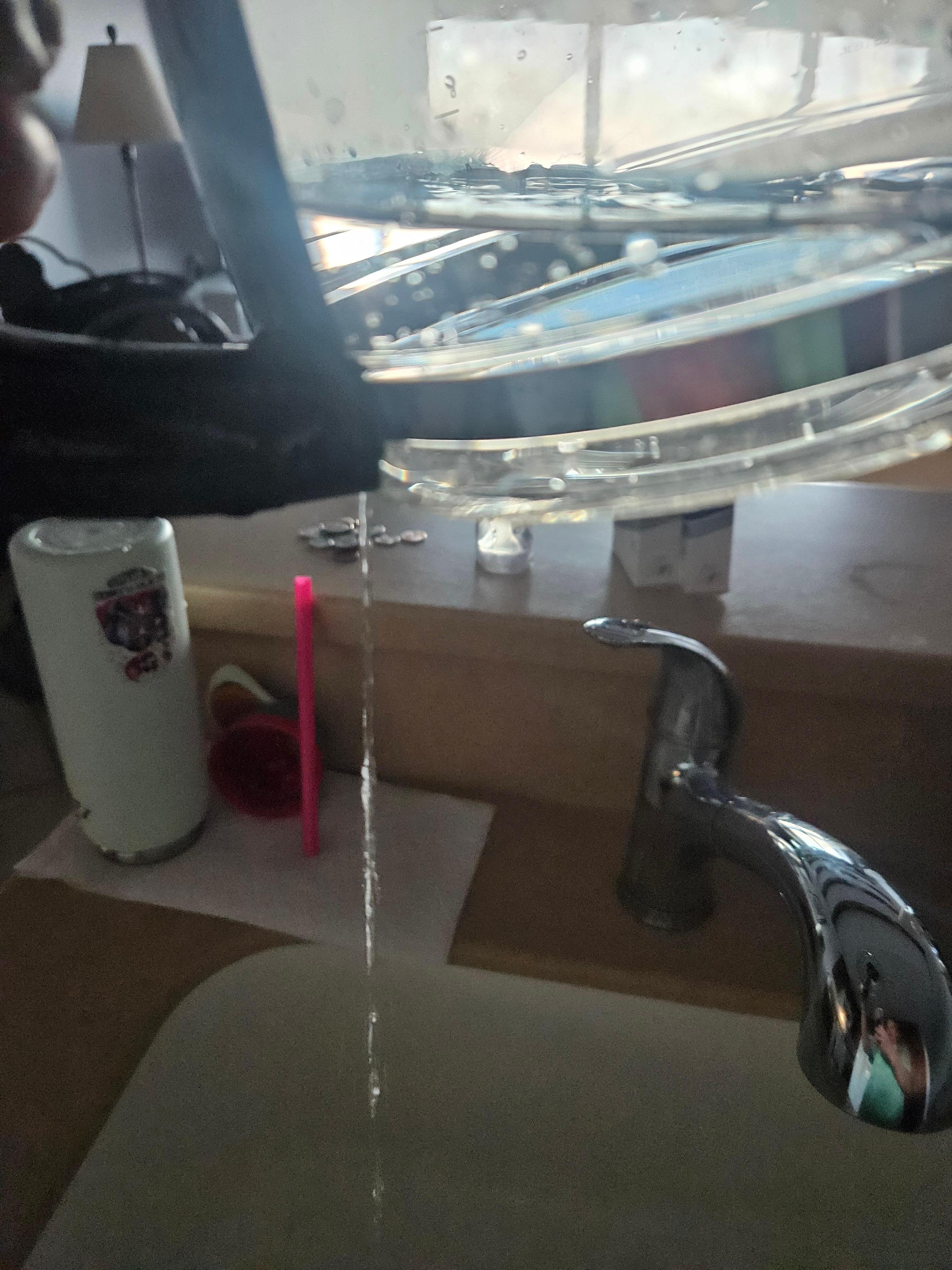 Hole in the coffee pot. Couldn't seem to get a replacement. 