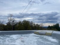 View from the hot tub