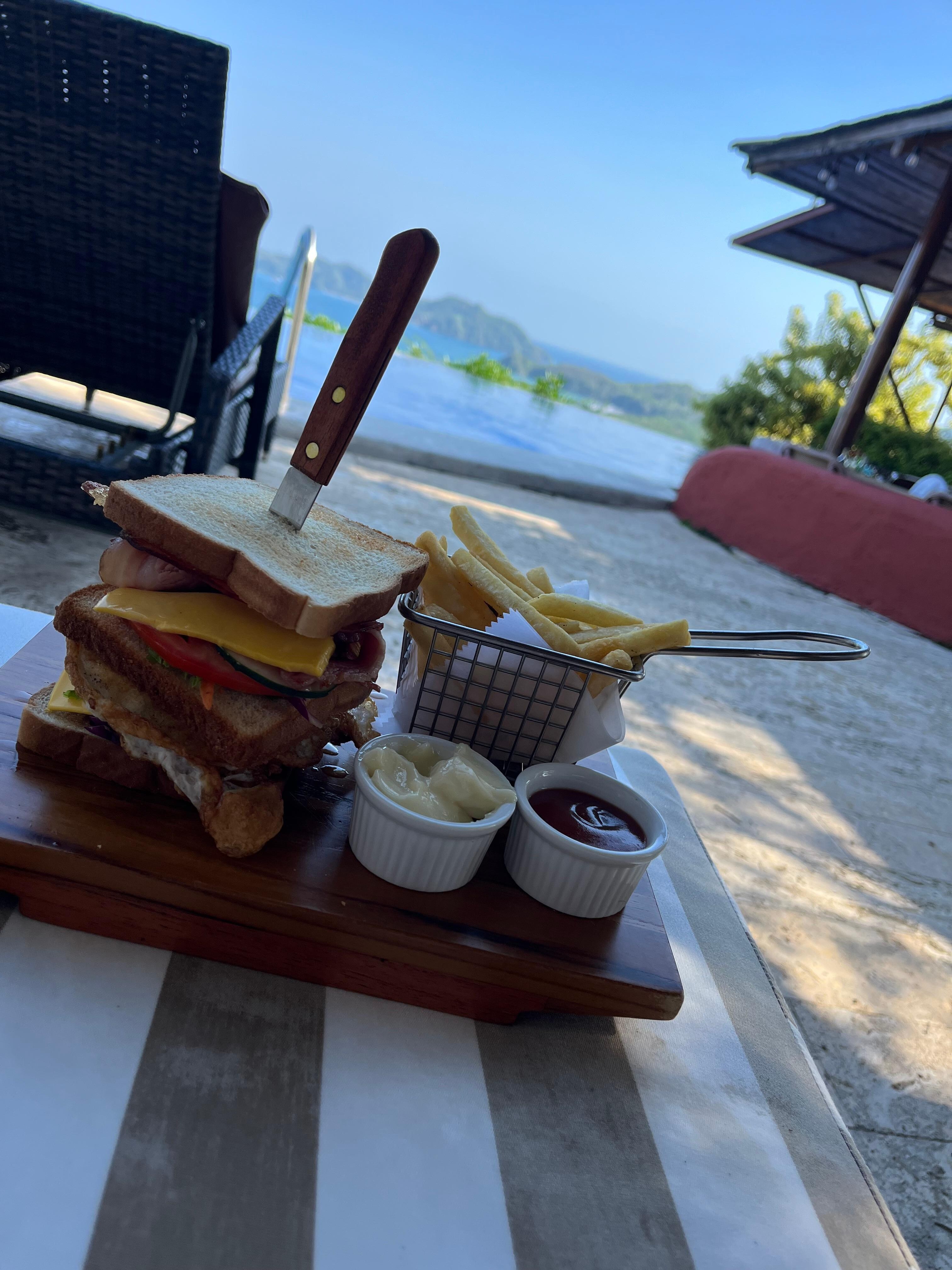 Large portion sizes at restaurant 