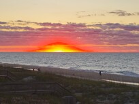 October sunrise from upper deck