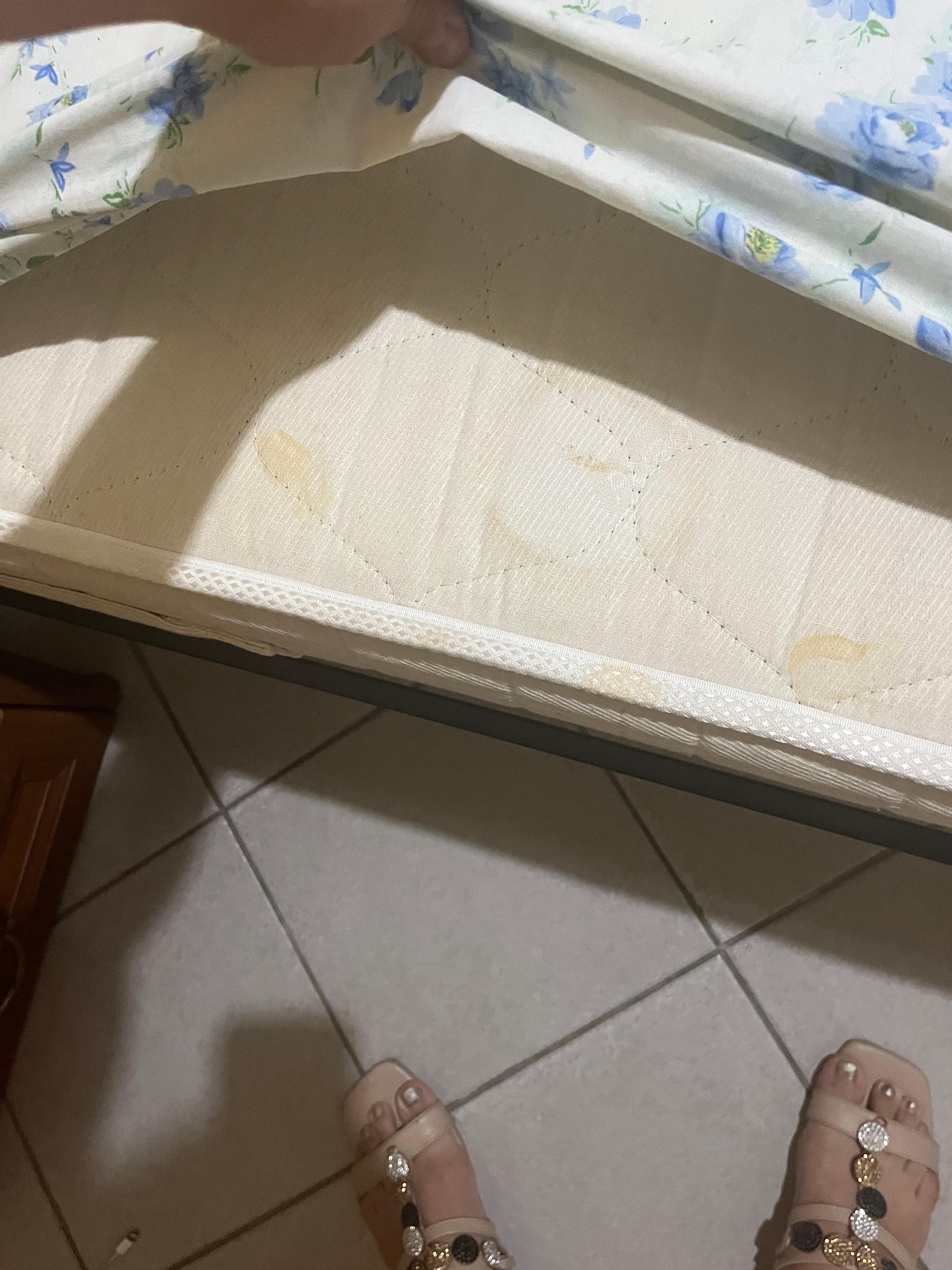 Stains all over mattress