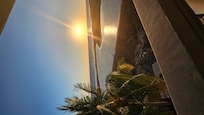 Perfect sunset from our room