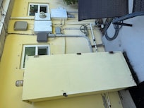 Back of the house next to the pool