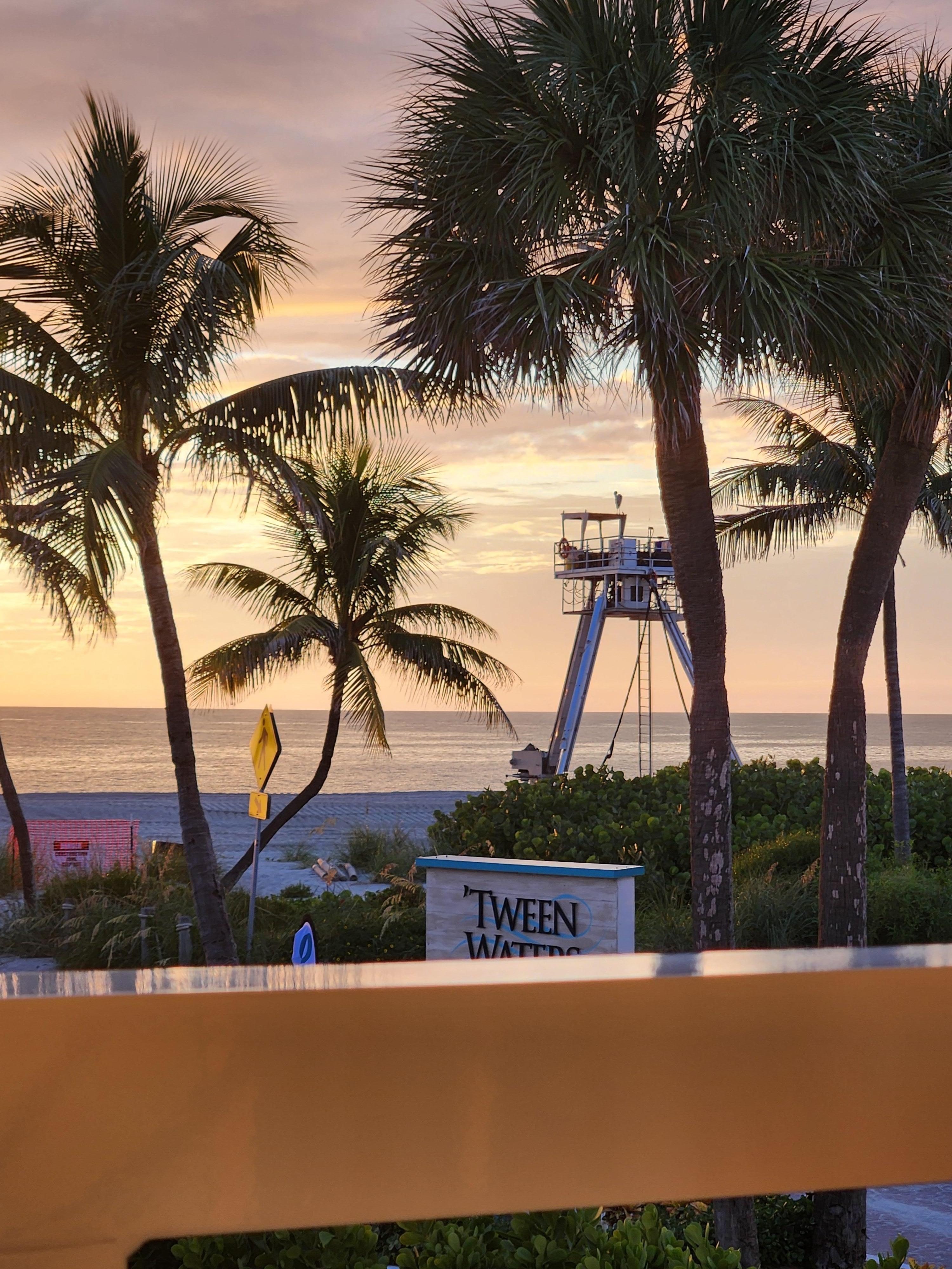 A Beautiful sunset taken from our room