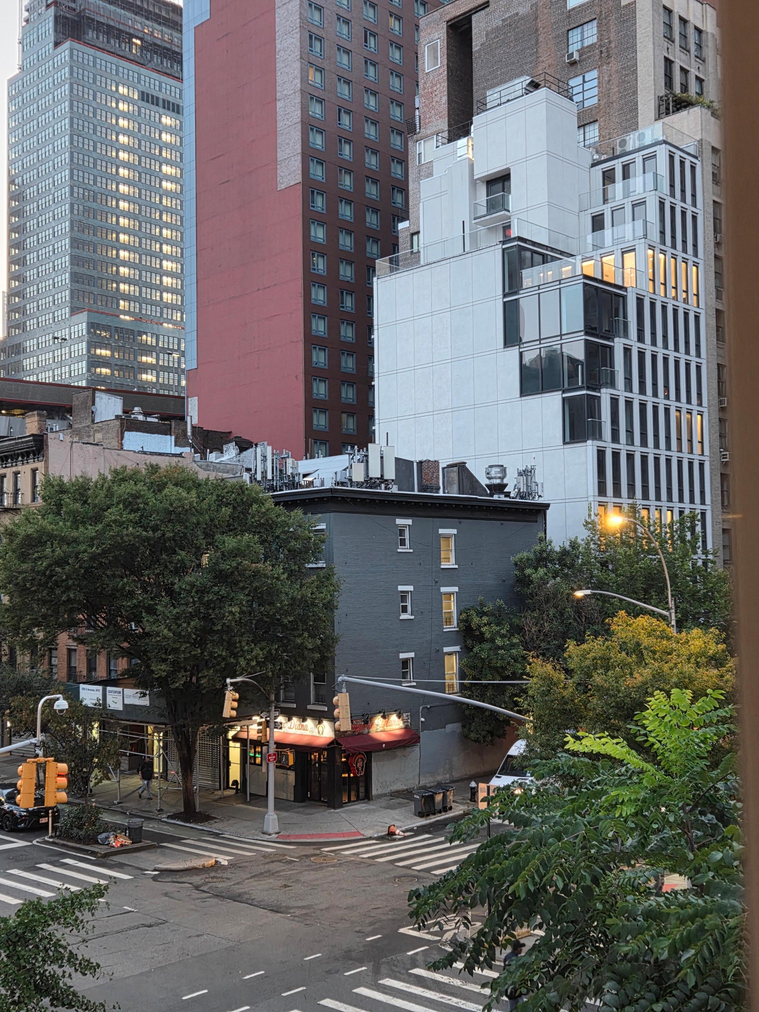 Blick aus dem Fenster