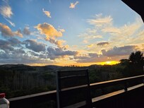 Blick vom Balkon