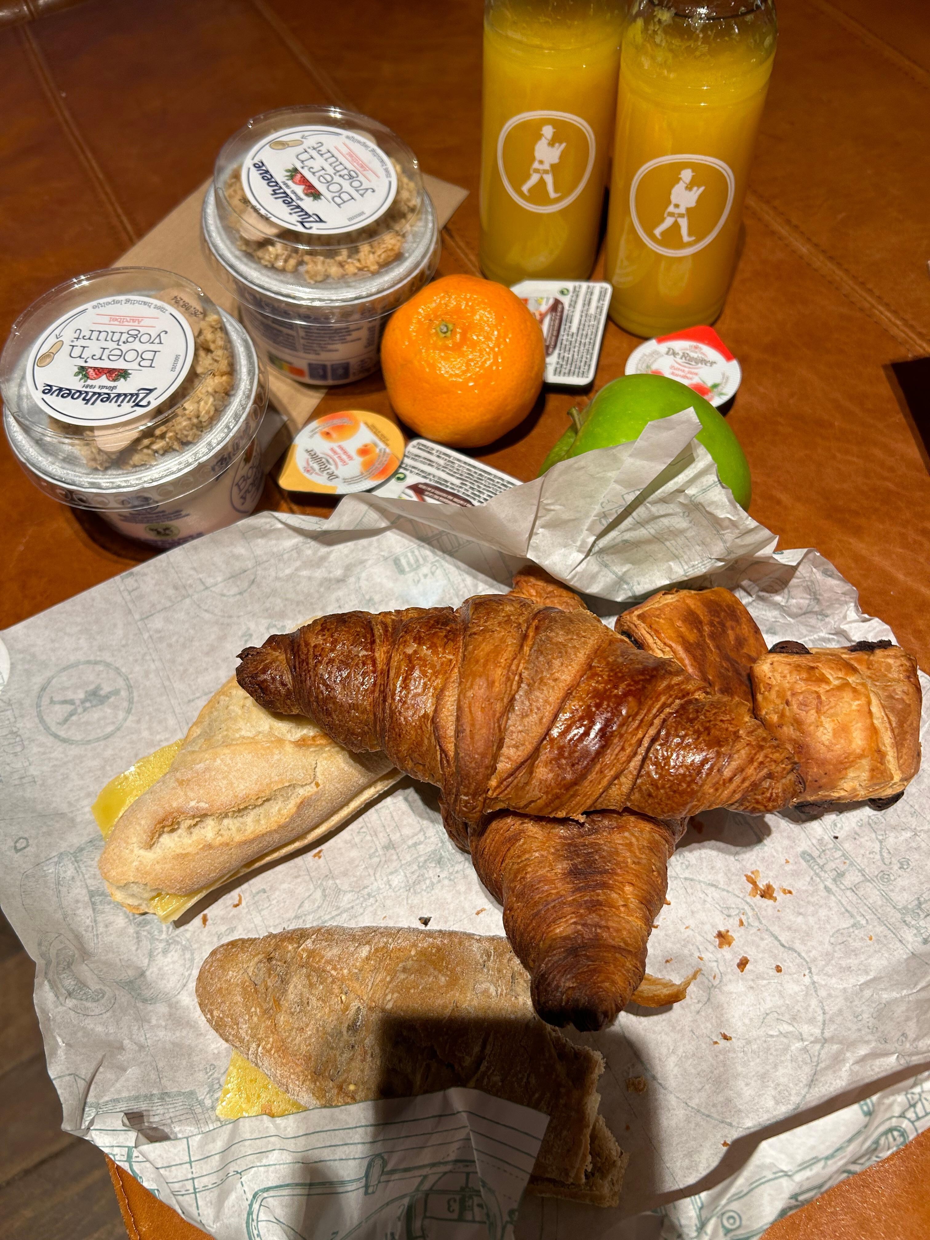 朝ごはんバックです！