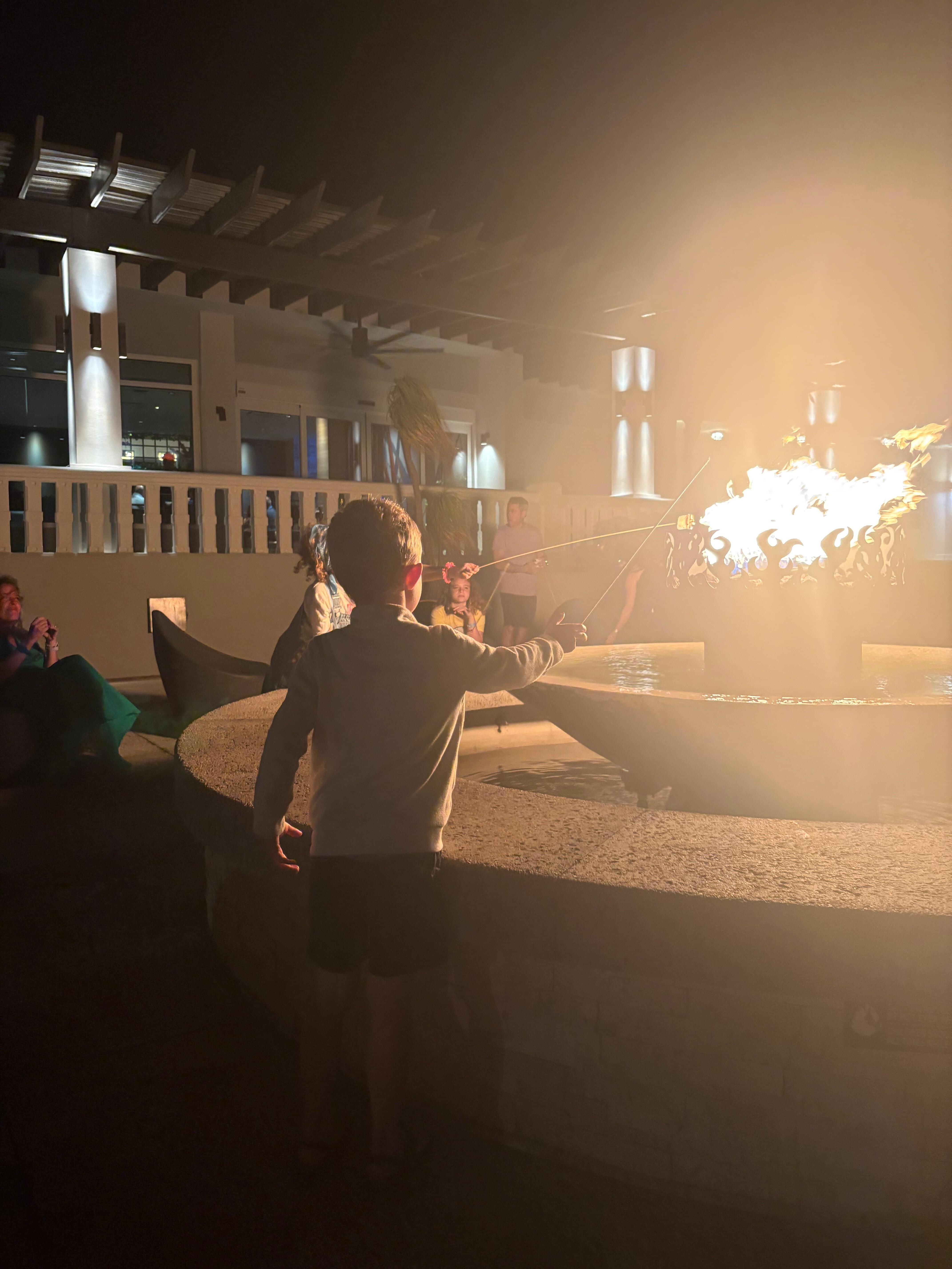 They did free s’mores at night