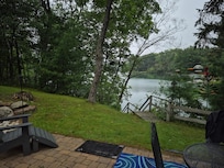 The view from the back patio is amazing