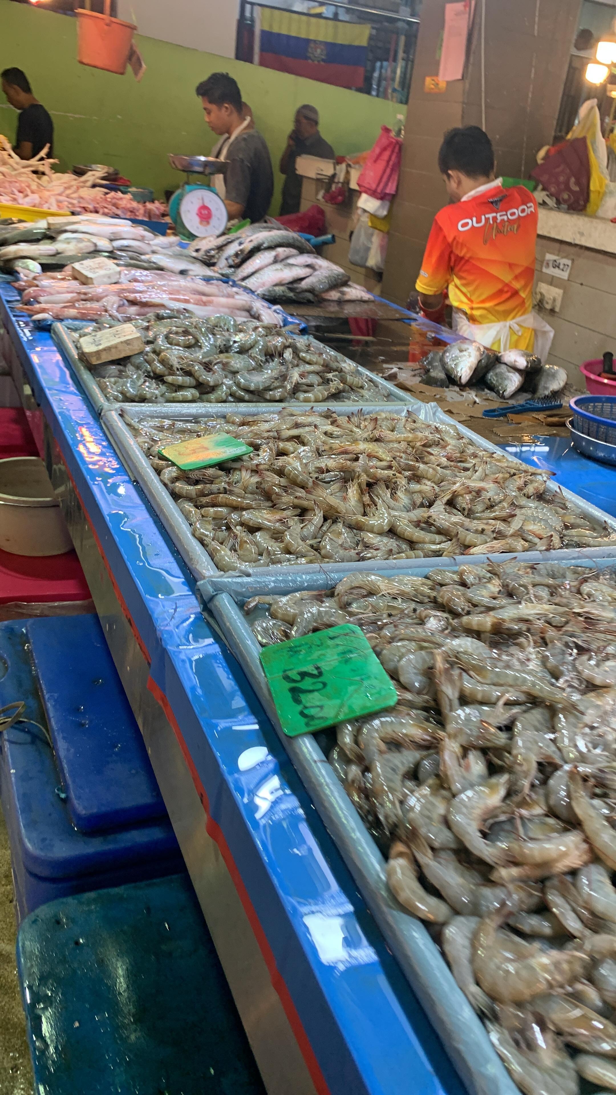 Fish market (behind the hotel) 