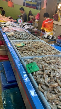 Fish market (behind the hotel)