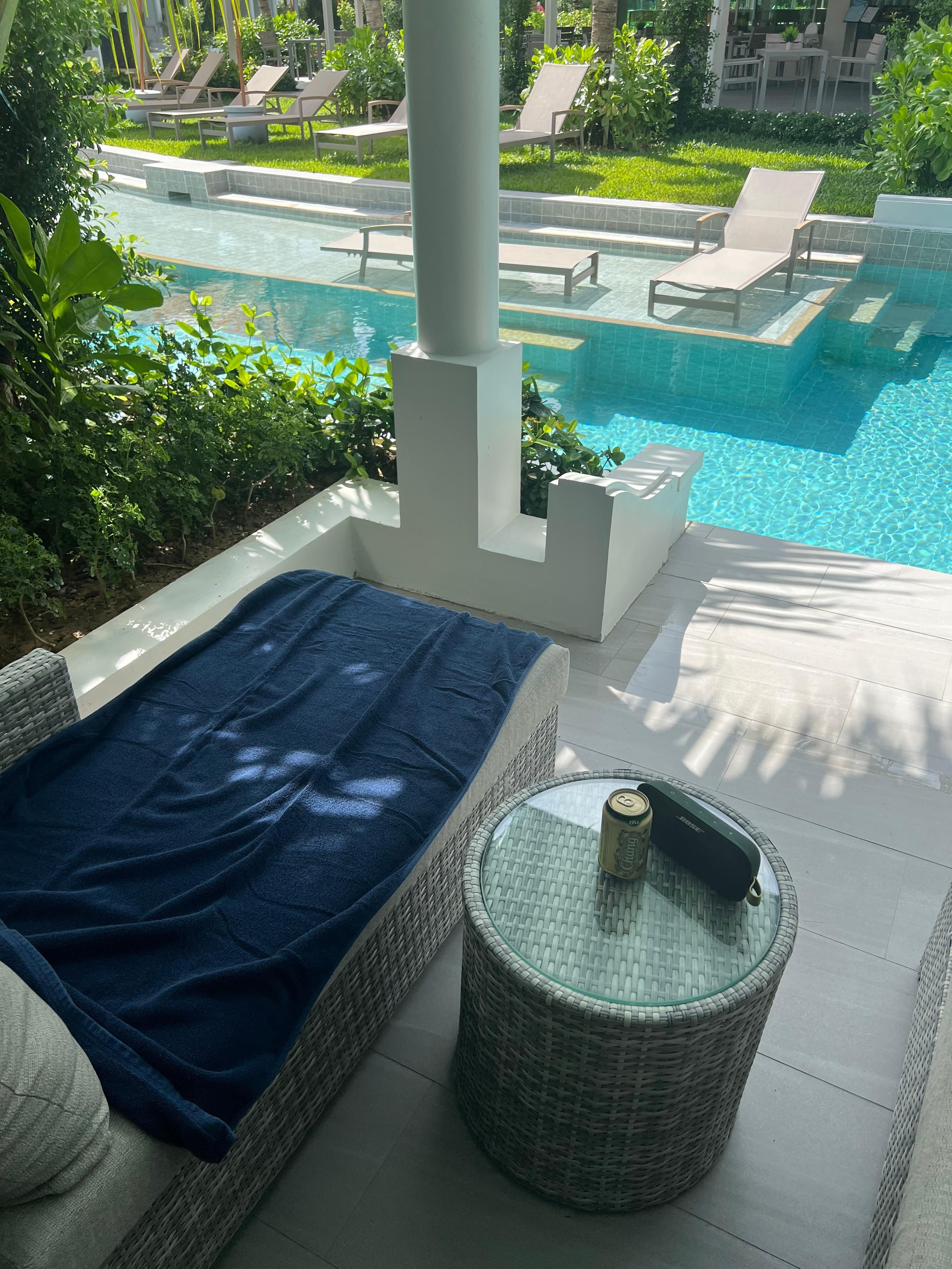 Poolside view