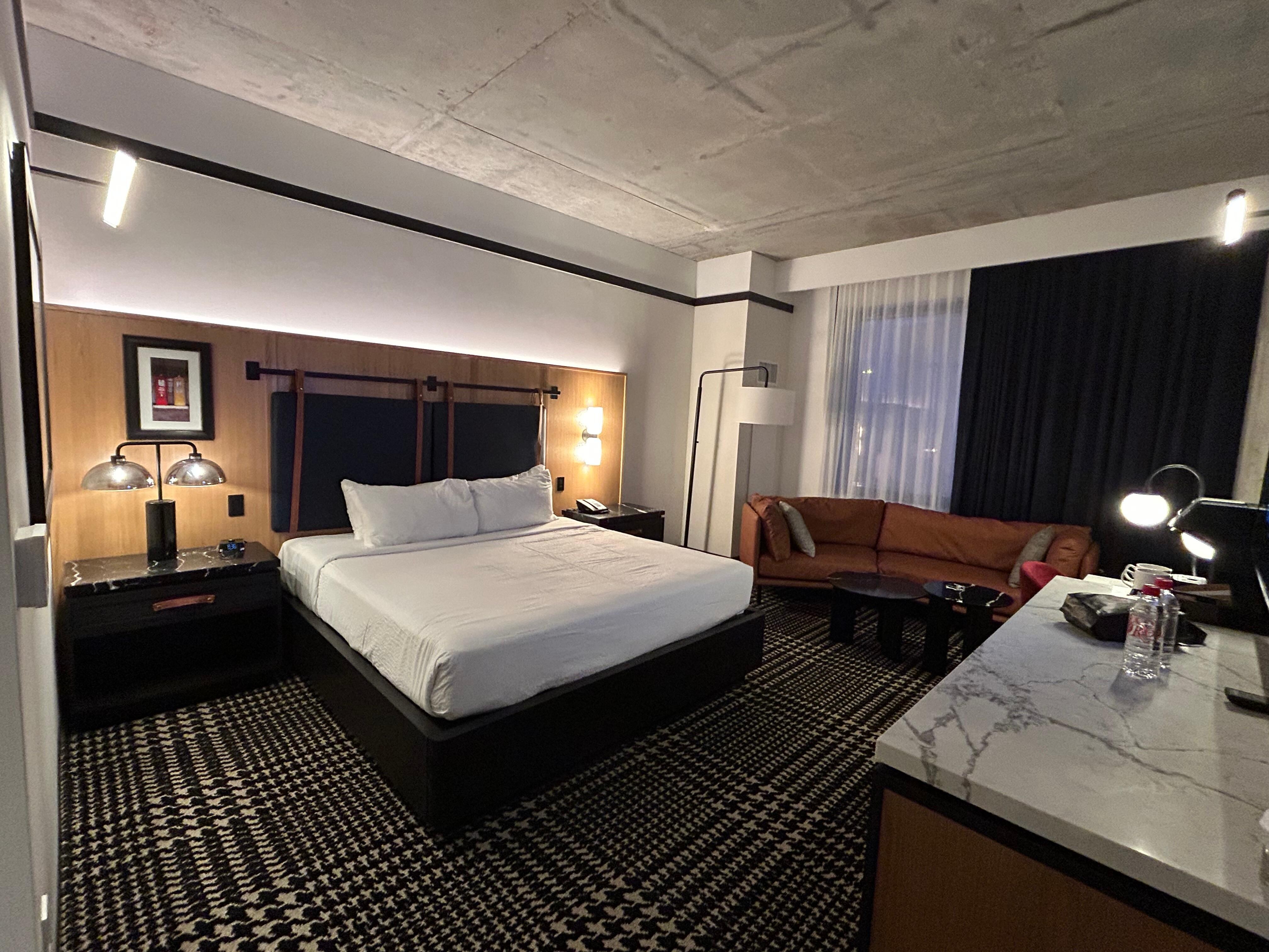 Comfortable king size bed