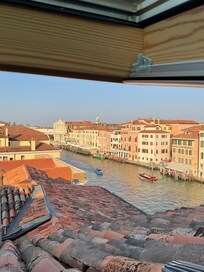 Grand Canal from our bedroom skylight.
