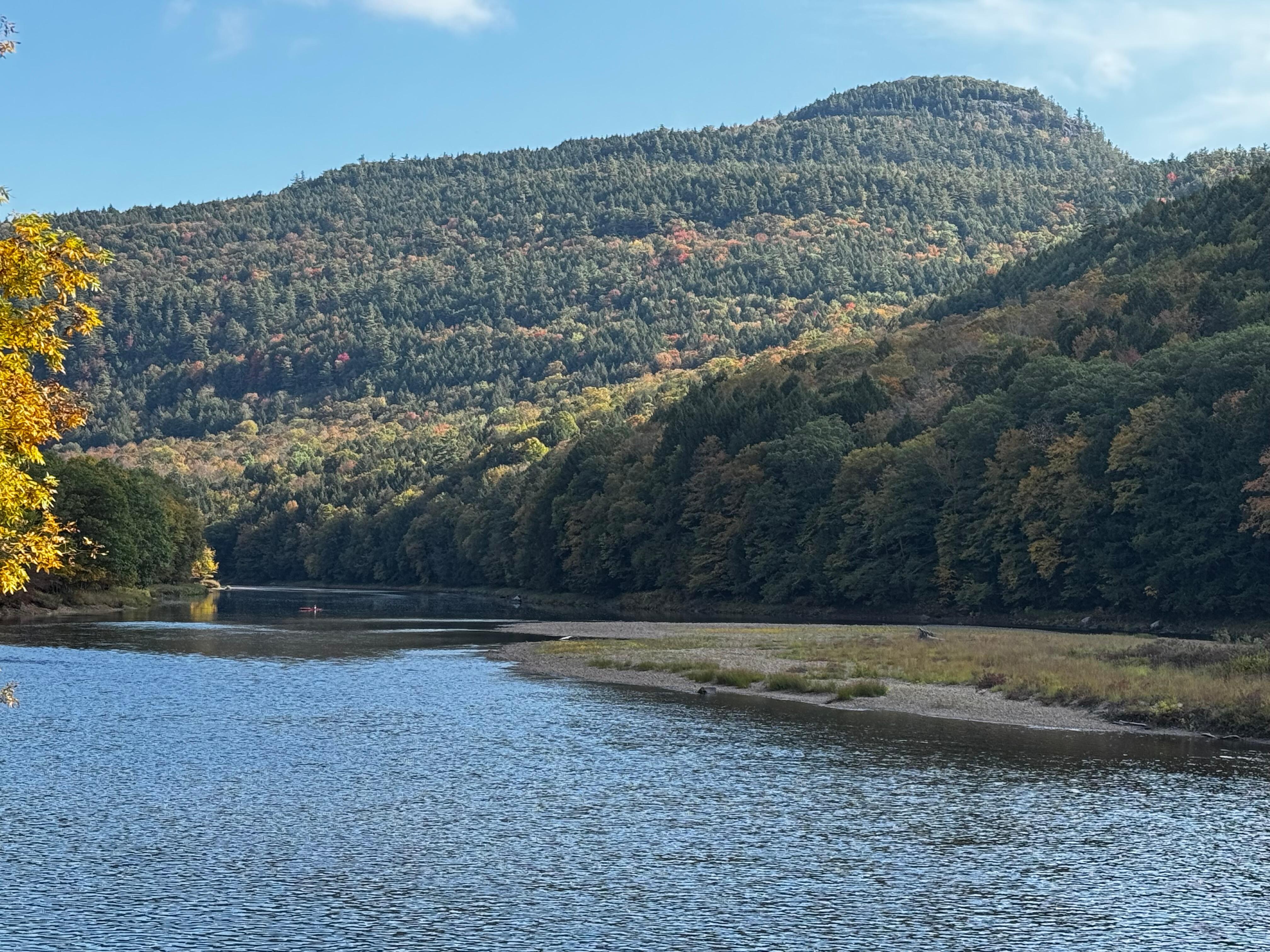 A walk down to the river nearby. 