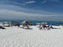 Beach across from condo.