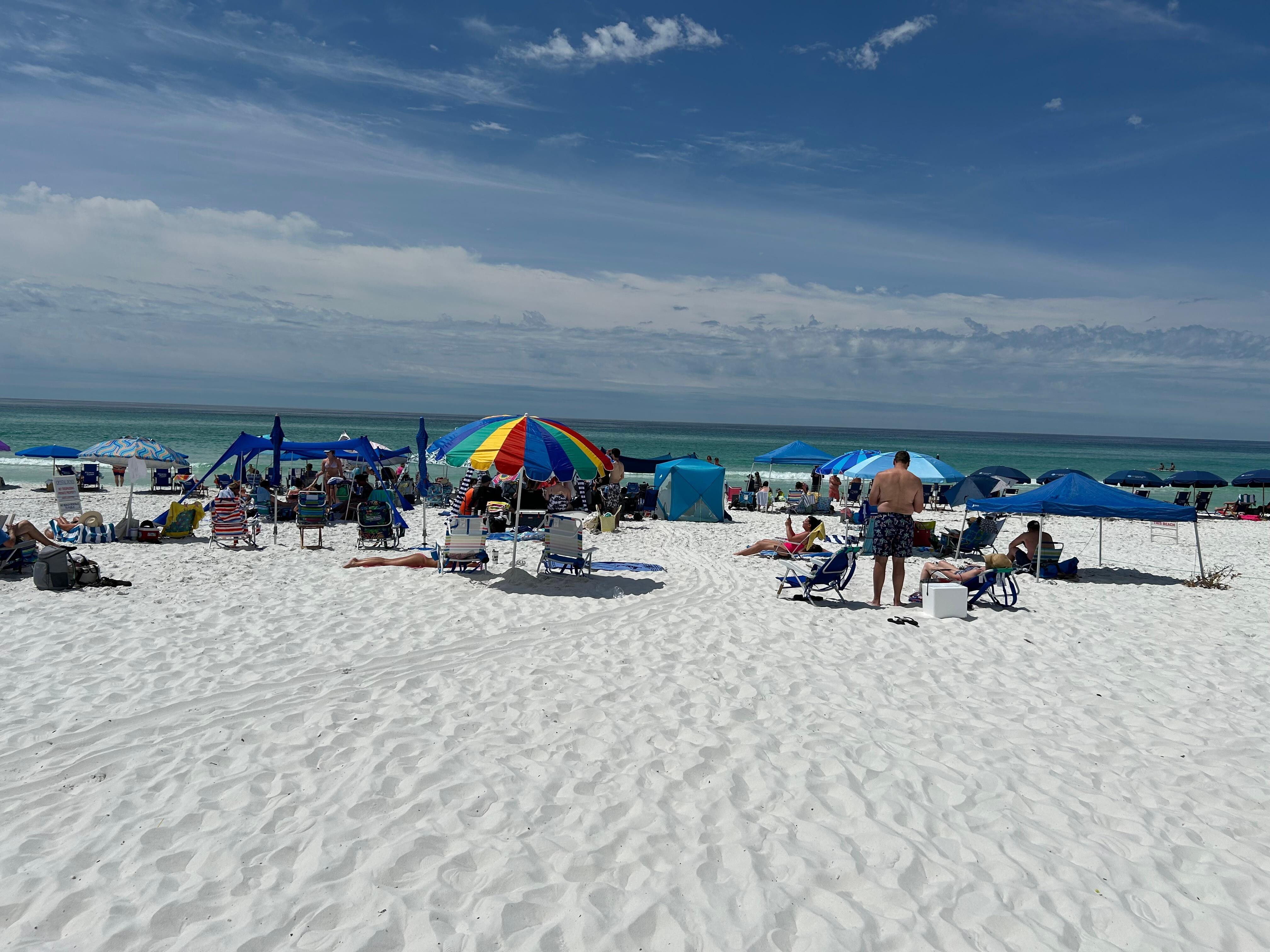 Beach across from condo.