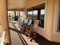 Plenty of seating, come see the view!