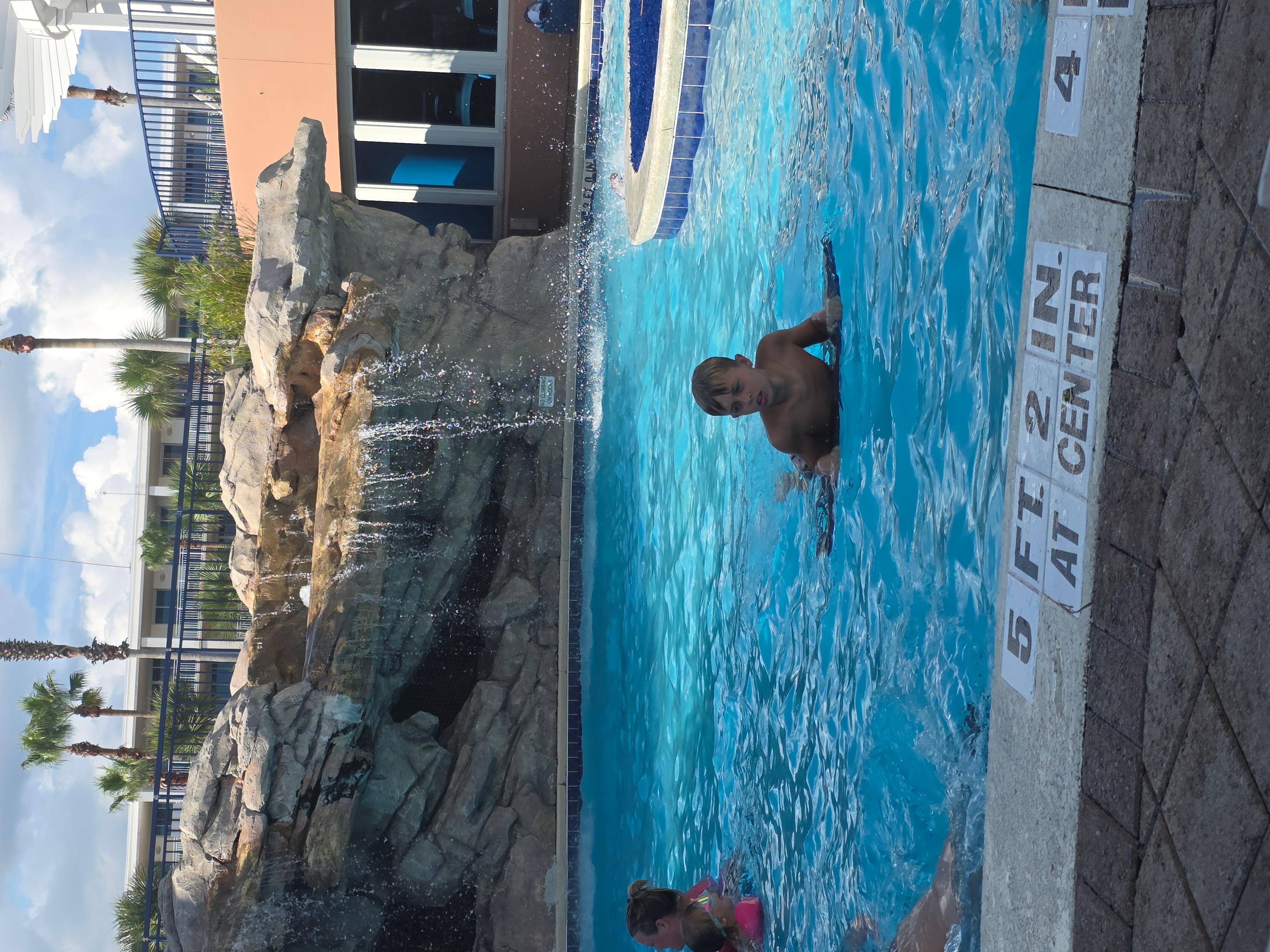 Pool was amazing security was beyond rude the key codes were not working and security was yelling at everyone cause the wrist bands were not working also.