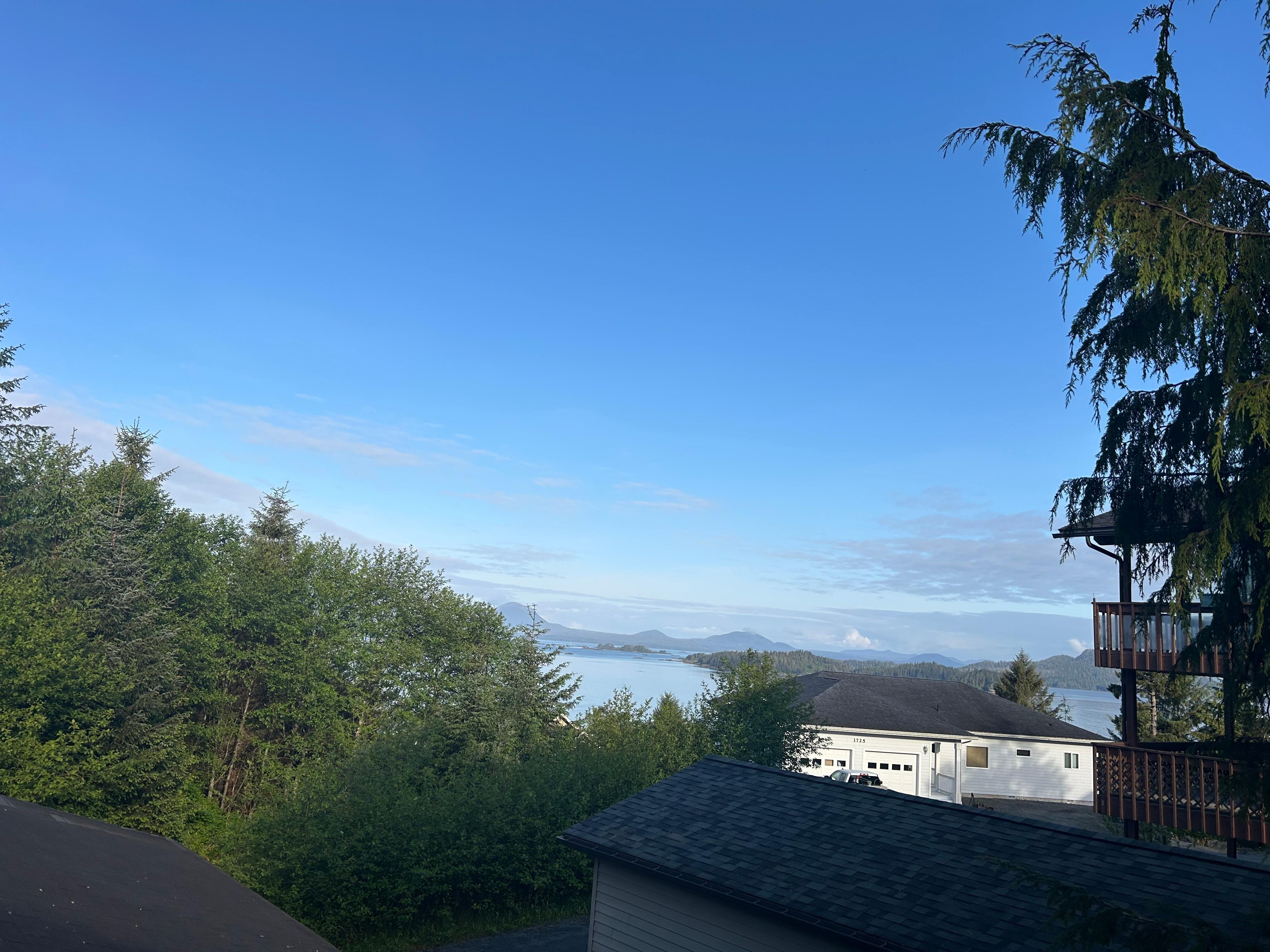 The view from the deck!