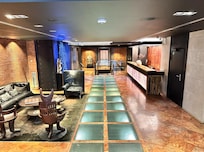 Hotel reception from the entrance
