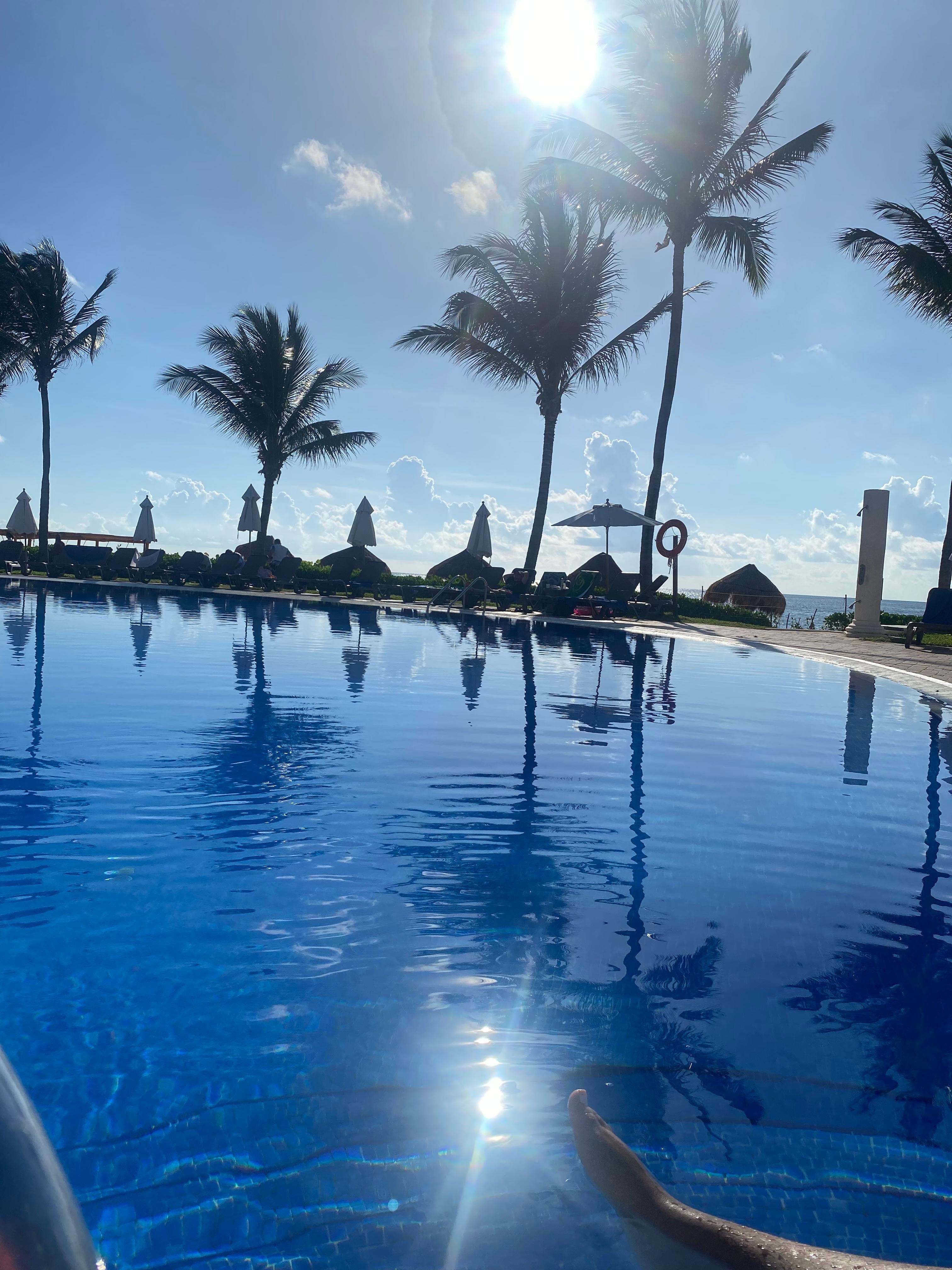 View from pool