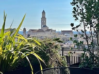 Breakfast on roof terrace