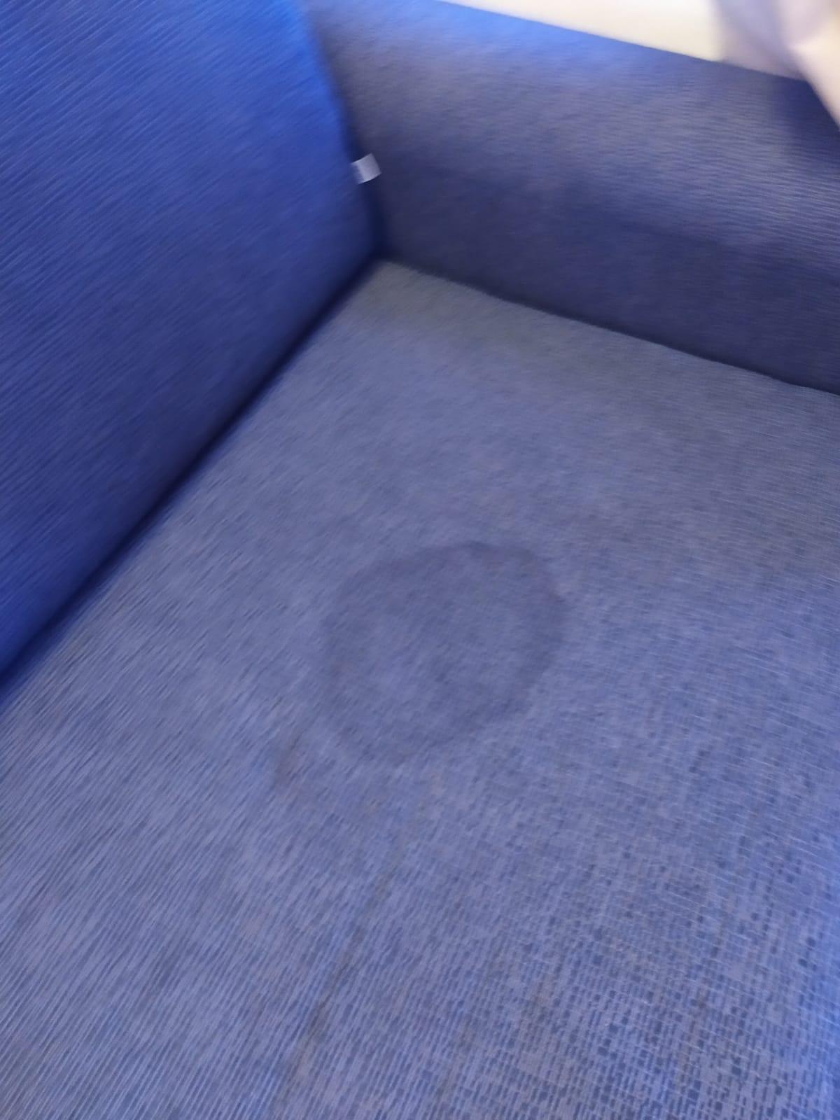 Different kind of stains on the furniture and carpets