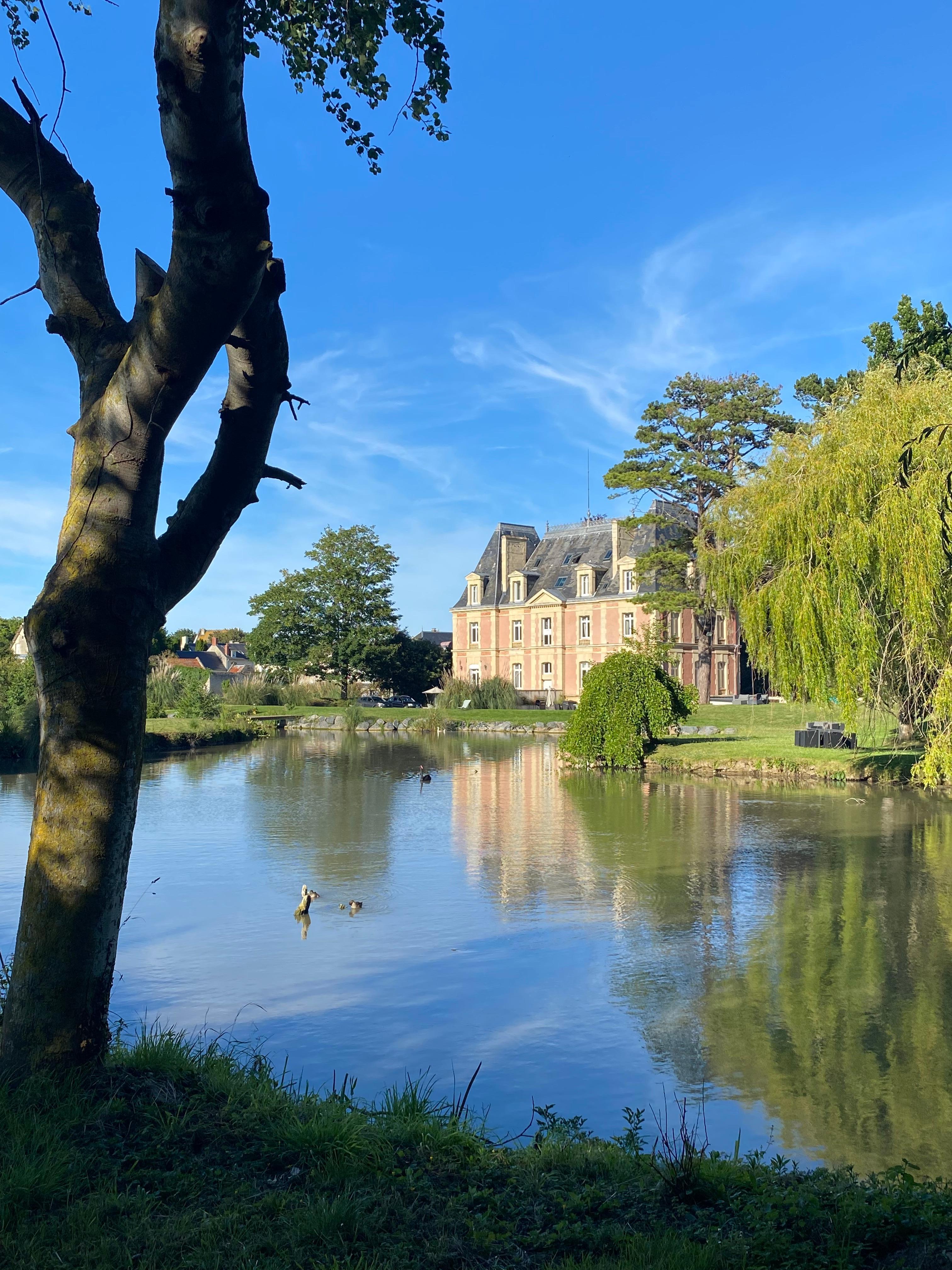 Chateau from across the lake