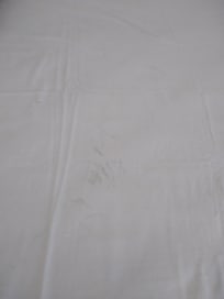 Stained and torn sheets