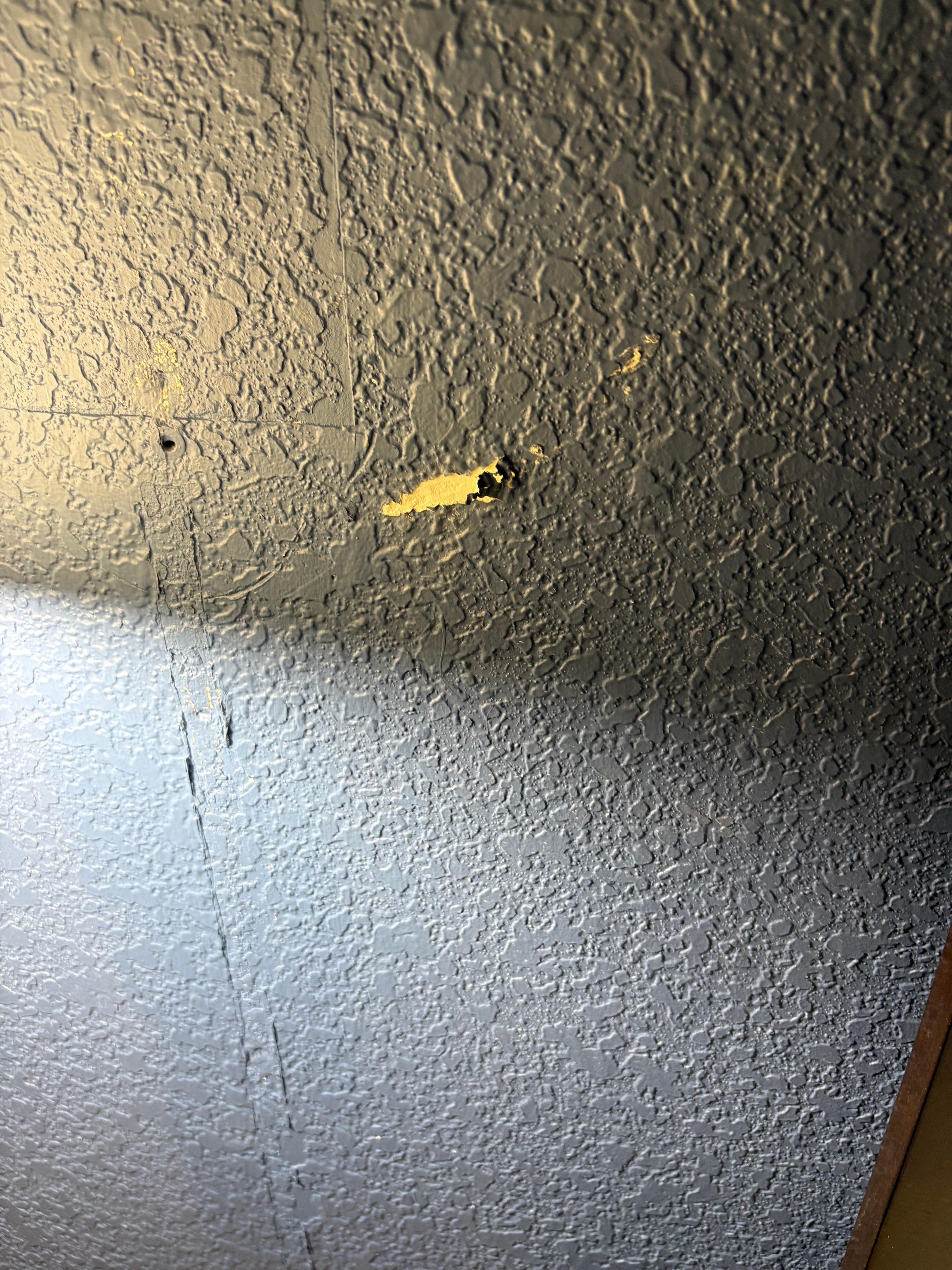 Another tear in a different furniture piece. 