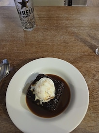 Sticky toffee pudding. Delicious