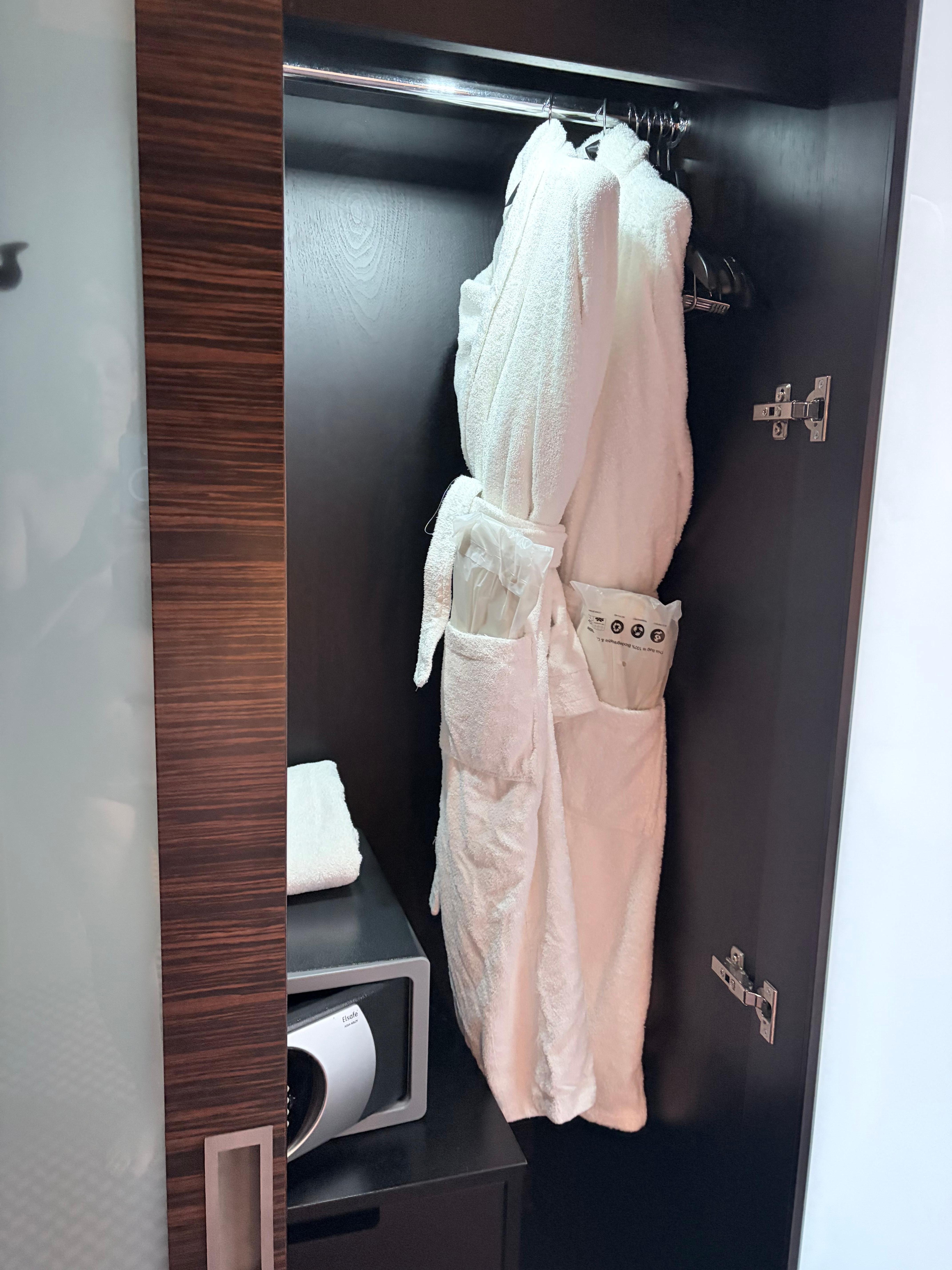 Spa robe and slippers