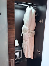 Spa robe and slippers