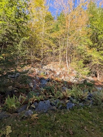 View from the corner of deck near front door