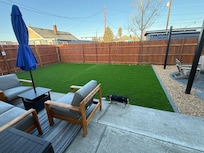 The background was so adorable! I loved the turf.