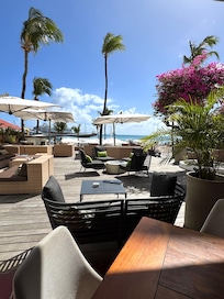 View from bar area .