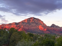 Sunset from the deck